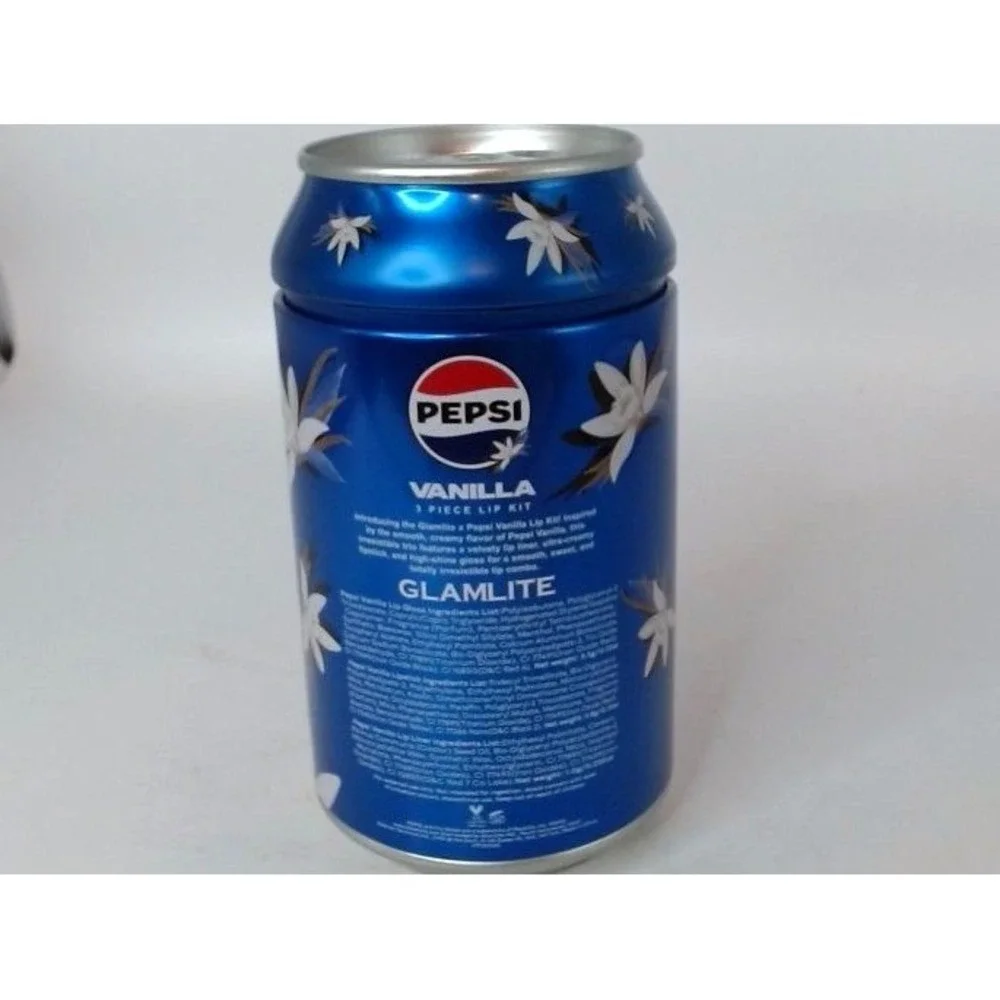 Glamlite x Pepsi, Vanilla 3 Pc Lip Set, BRAND NEW